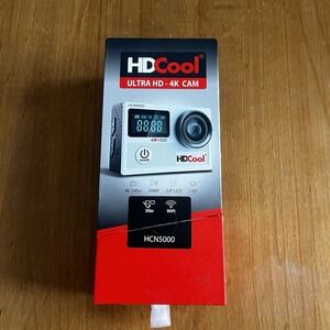 HDCool HCN5000 4K Action Camera Bundle Waterproof Case WiFi 30M Accessories